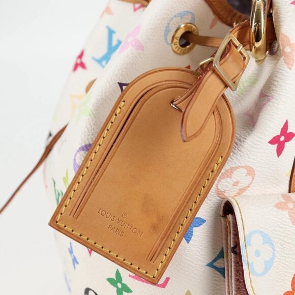 LOUIS VUITTON Monogram Multicolor Petit Noe Bag White M42229 LV Auth 121428AM - Picture 14 of 16
